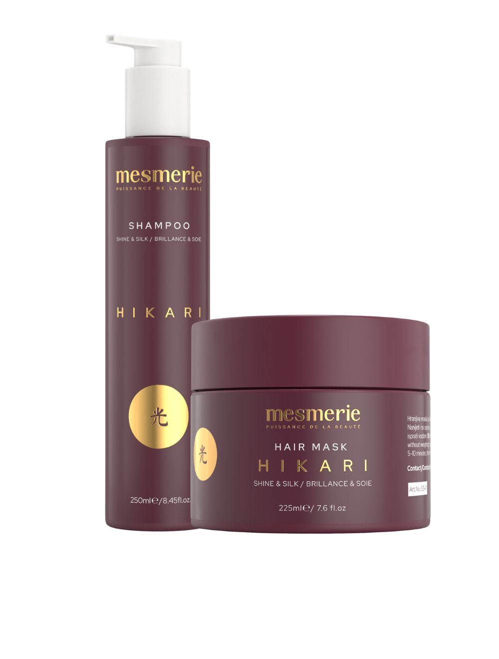 HIKARI Shine & Silk Hair Care Duo Set – Sjaj, mekoća i luksuzna njega kose