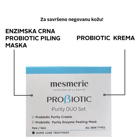 PROBIOTIC PURITY DUO SET za negu lica-krema & 3 u 1 enzimska piling maska