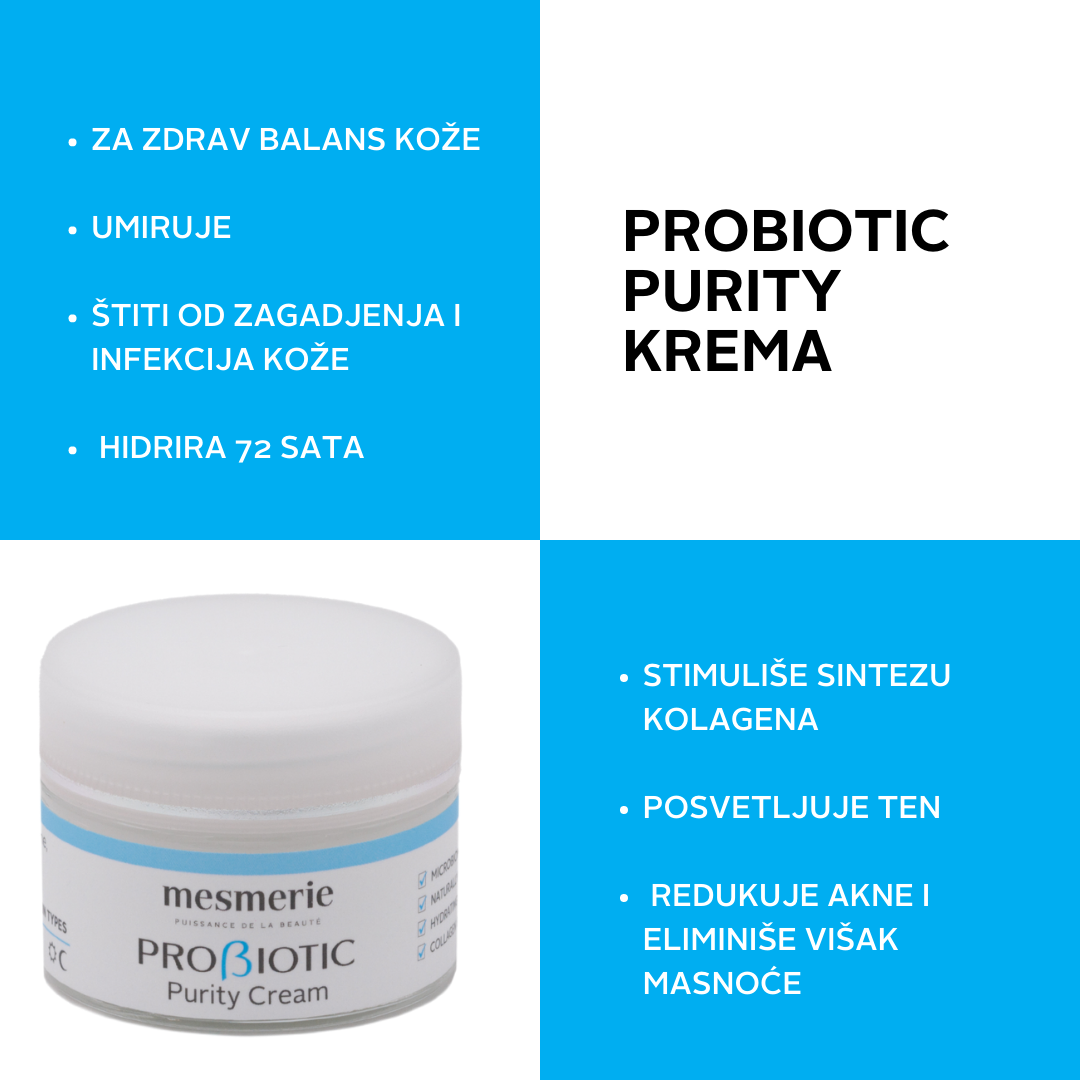 PROBIOTIC PURITY DUO SET za negu lica-krema & 3 u 1 enzimska piling maska