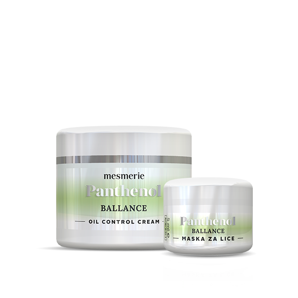 PANTHENOL BALANCE OIL CONTROL KREMA 50ml + BALANCE MASKA 5ml