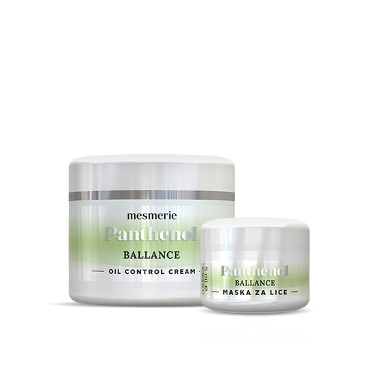 PANTHENOL BALANCE OIL CONTROL KREMA 50ml + BALANCE MASKA 5ml